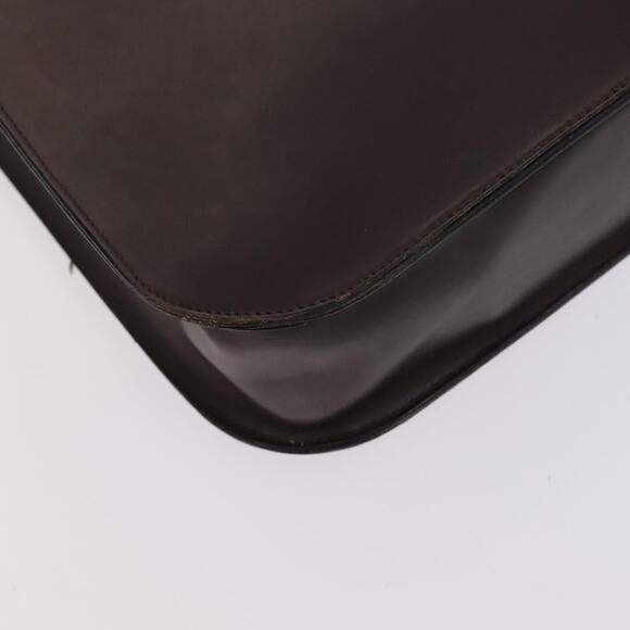 CHANEL Tote Bag Leather Brown Gold CC - Picture 15 of 16